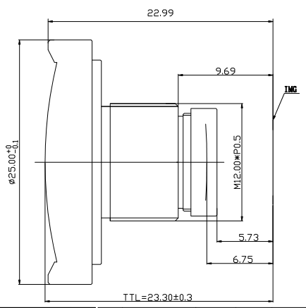 sports camera lens yt-1698