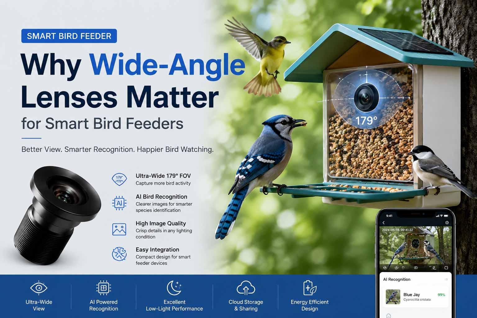 Why Wide-Angle Lenses Matter for Smart Bird Feeders